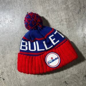 Mitchell & Ness Washington Bullets Pom Beanie Retro NBA